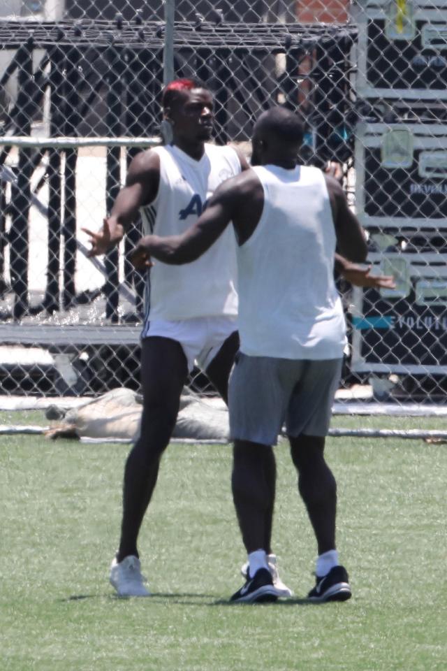 Ảnh Pogba và Lukaku lại tập luyện cùng nhau - Bóng Đá