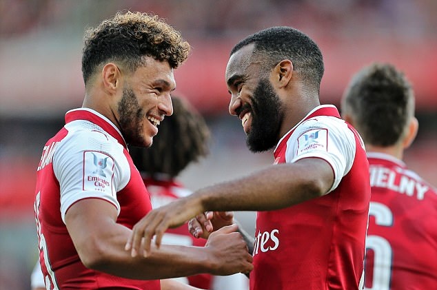 Lacazette đã có 2 pha lập công tại Arsenal.