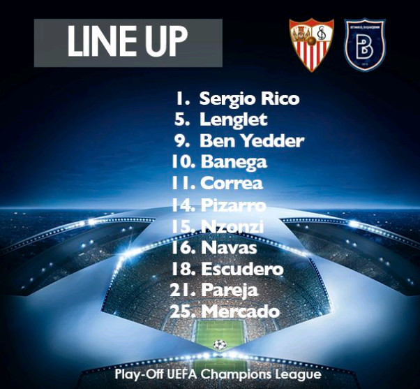 Sevilla trình làng đội hình có nhiều cầu thủ trụ cột như Nzonzi, Ben Yedder hay Correa.