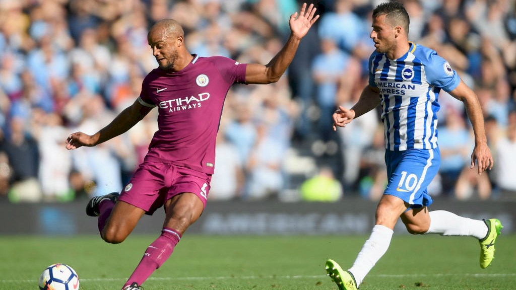 Kompany vắng mặt vì chấn thương.