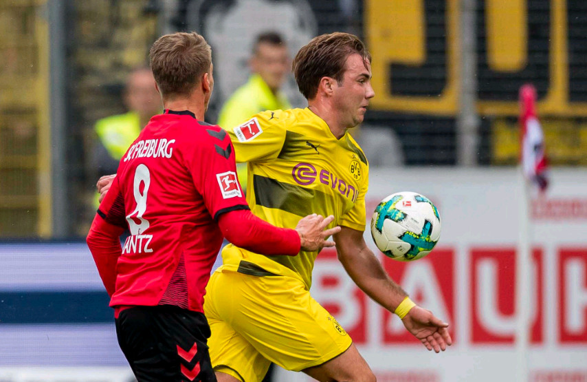 Dortmund kiểm soát phần lớn thời gian của trận đấu.