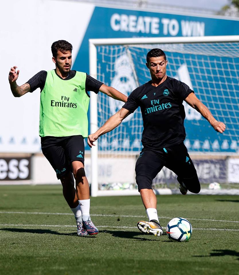 Ngôi sao Cristiano Ronaldo đã trở lại tập luyện.