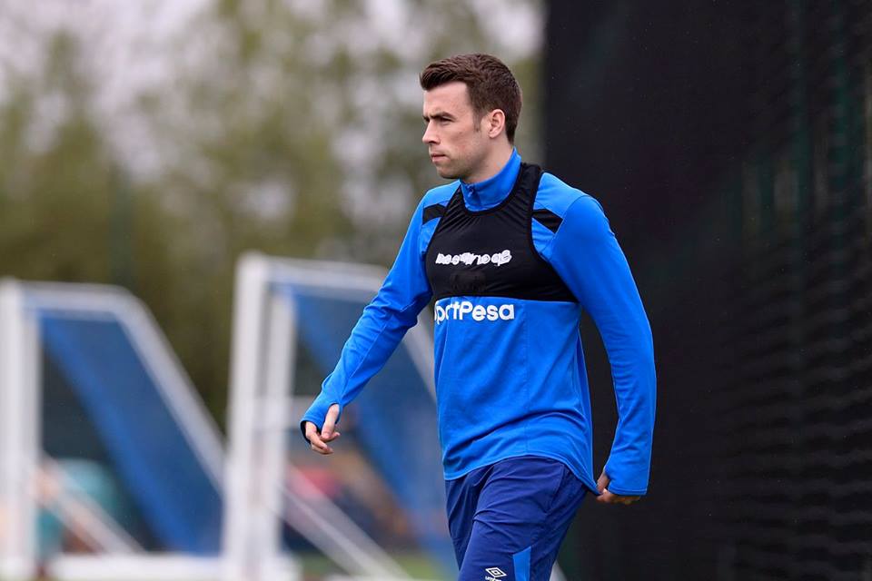 Hậu vệ phải Seamus Coleman đã trở lại tập luyện sau thời gian dài điều trị chấn thương.