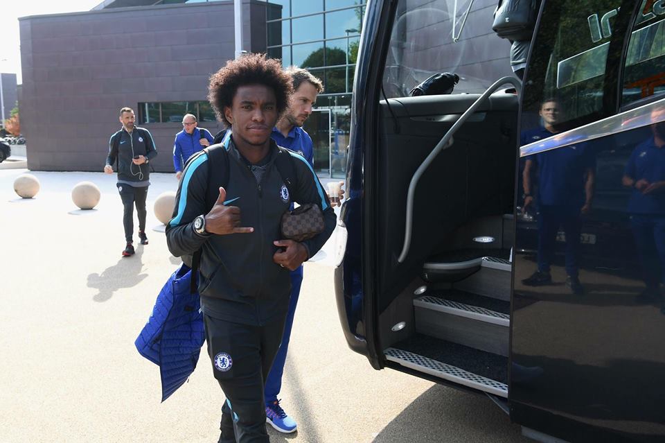 Tiền vệ Willian cũng háo hức không kém các đồng đội.