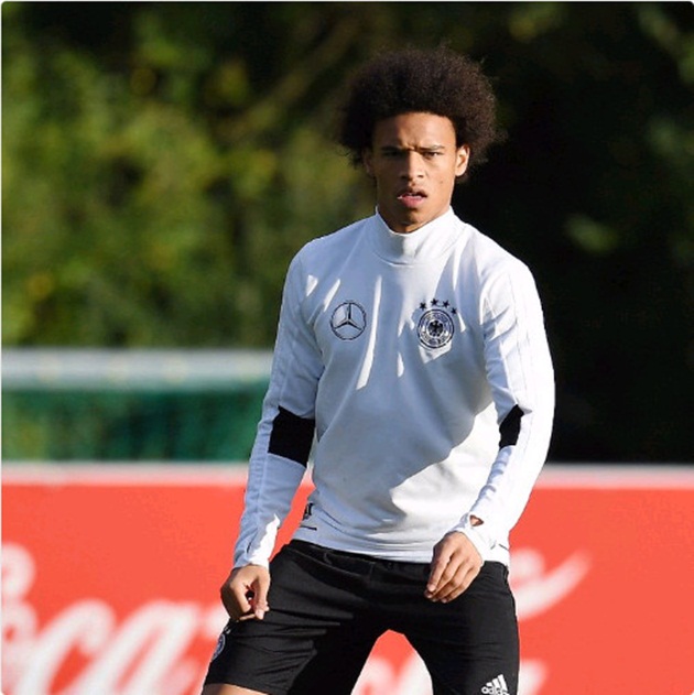 Leroy Sane cũng có tên trong đợt tập trung lần này.