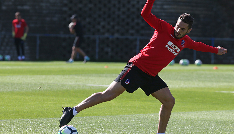 Ảnh Atletico tập luyện - Bóng Đá