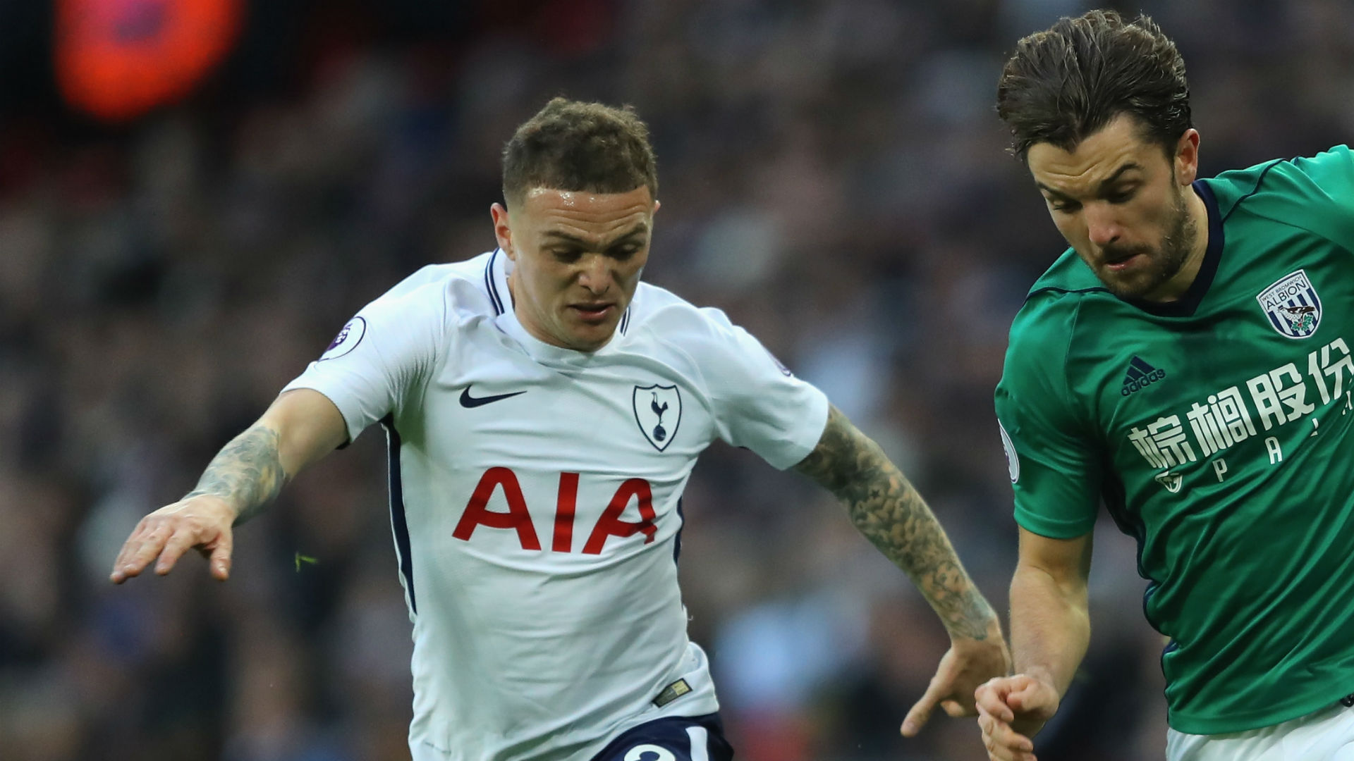 Hậu vệ phải: KIERAN TRIPPIER | TOTTENHAM HOTSPUR - Trippier tạo ra đến 7 tình huống ghi bàn cho đồng đội, nhiều hơn bất kì cầu thủ nào khác thi đấu vào cuối tuần. Tuy nhiên, Tottenham vẫn chỉ kiếm được trận hoà 1-1 đầy thất vọng trước West Brom.