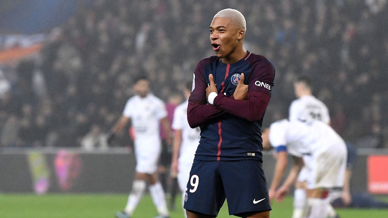 Ở trận đấu với Caen, Mbappe thi đấu chói sáng với một bàn thắng và một kiến tạo.