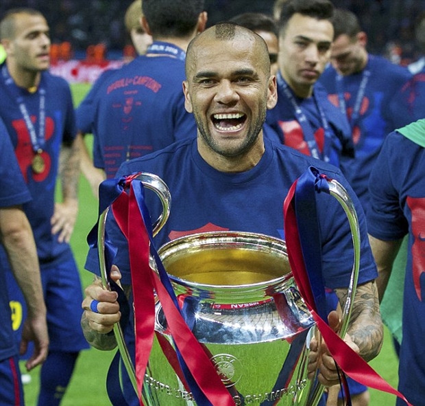 Dani Alves. Ảnh: Internet.
