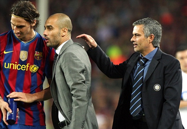 Pep Guardiola và Jose Mourinho đã không ít lần chạm trán ở các trận El Clasico. Ảnh: Internet.