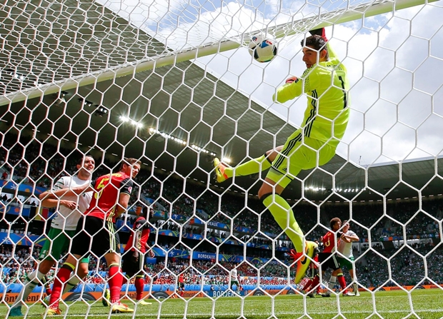 Cộng hòa Ireland cũng có những tình huống khiến người hâm mộ đội tuyển Bỉ thót tim. Ảnh: Internet.