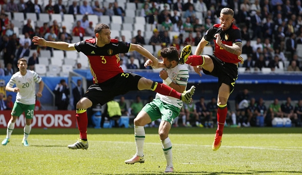 Một tình huống tranh chấp quyết liệt. Ảnh: Internet.