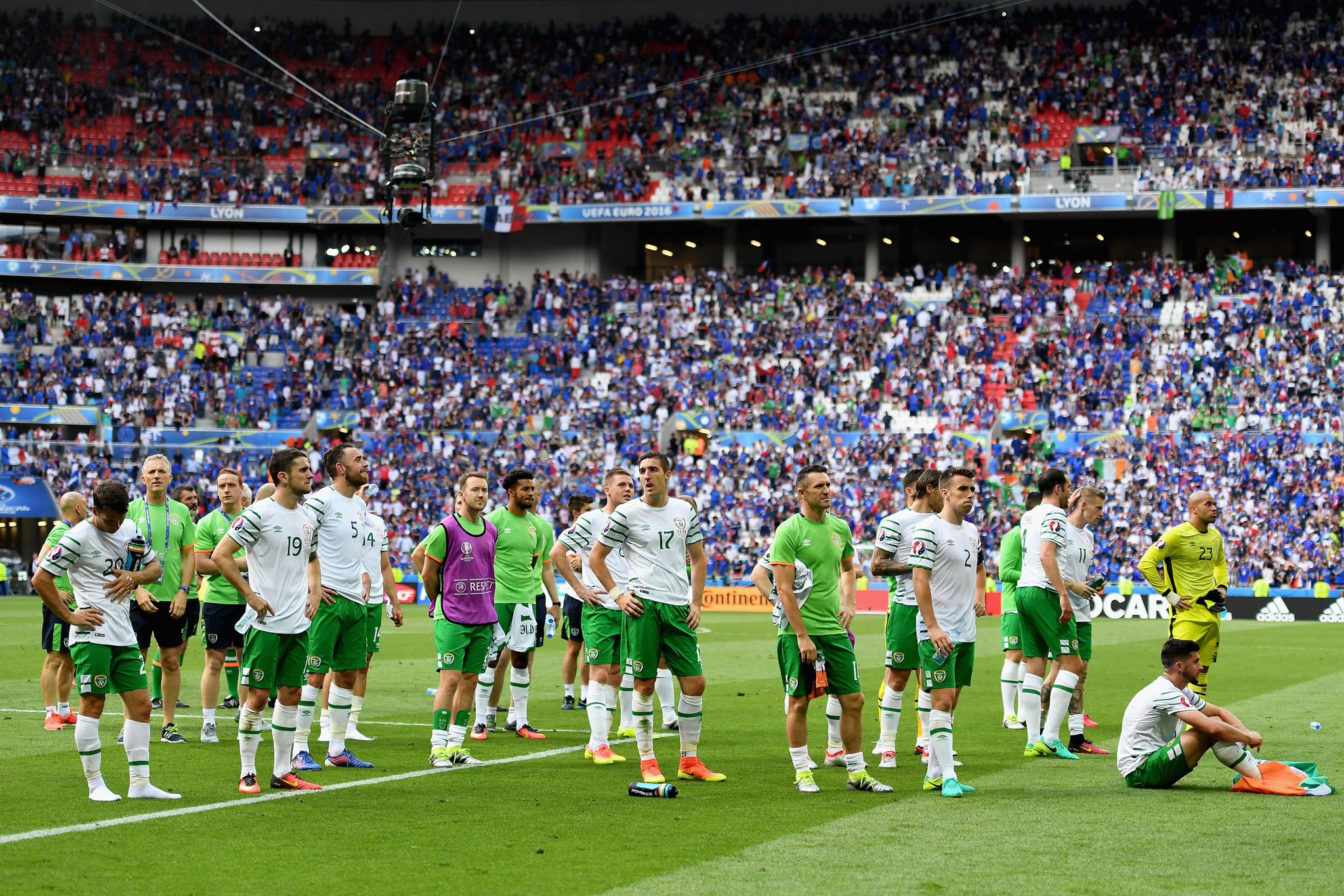 Sự thất vọng của Cộng hòa Ireland. Ảnh: Internet.