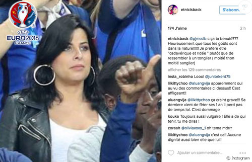 Cô bạn gái mới của Cabaye. Ảnh: Internet.