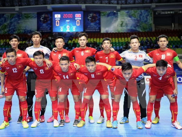 Đội tuyển Futsal Việt Nam. Ảnh: Quang Thắng.