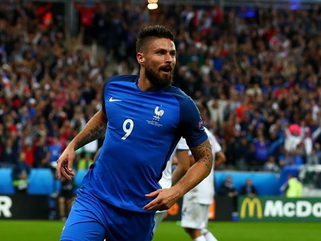 Giroud đang có phong độ ghi bàn cao. Ảnh: Internet.