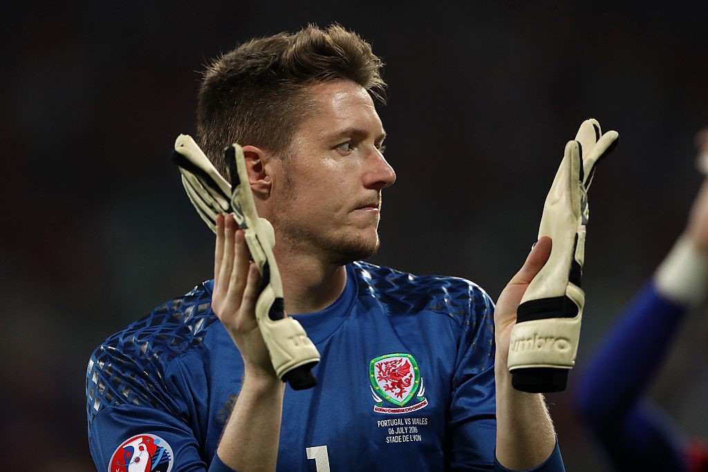 Thủ môn Wayne Hennessey (Wales): Không chiến và phản xạ khá tốt nhưng Hennessey lại không thực sự chắc chắn trước những cú sút chìm đến từ các tiền đạo bên phía Bồ Đào Nha. Ảnh: Internet.