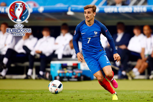 2. Antoine Griezmann (Pháp). Dứt điểm 26 lần, 14 lần trúng đích, ghi được 6 bàn. Ảnh: Internet.