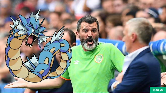 Gyarados là một Pokemon cực kỳ khỏe ở hệ Water. Trong vẻ ngoài của nó cũng dữ tợn như danh thủ Roy Keane. Ảnh: Internet.