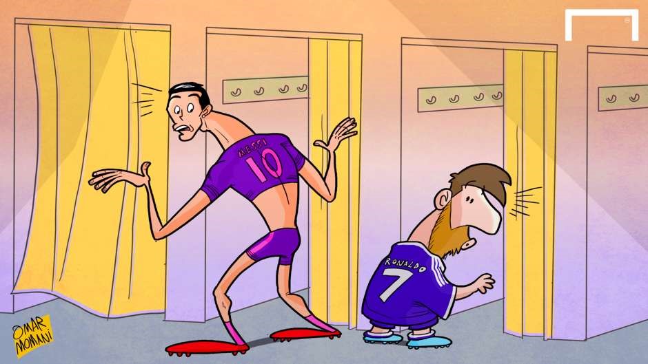 Cả Real Madrid và Barcelona dường như đã hẹn từ trước khi cùng nhau công bố mẫu áo sân khách màu tím lạ mắt. Ảnh: Goal.