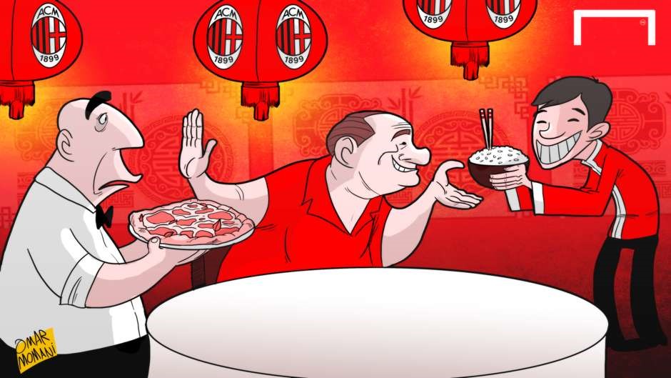 Silvio Berlusconi khẳng định rằng ông sẽ bán AC Milan cho nhà đầu tư Trung Quốc. Như vậy, cả hai đội bóng thành Milano đều đã thuộc về tay giới chủ đến từ đất nước tỷ dân. Ảnh: Goal.