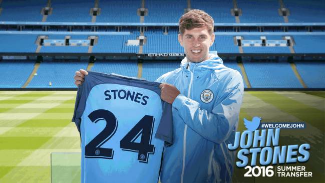 John Stones gia nhập Man City. Ảnh: Internet.