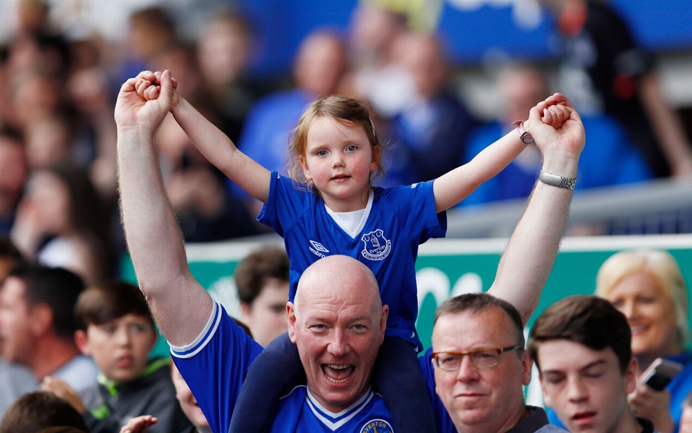 Everton đã không thắng Tottenham trong bảy trận gần đây khi cả hai gặp nhau ở Premier League, và cổ động viên đội bóng thành phố cảng rất mong thay đổi kết quả đáng buồn này. Ảnh: Internet.
