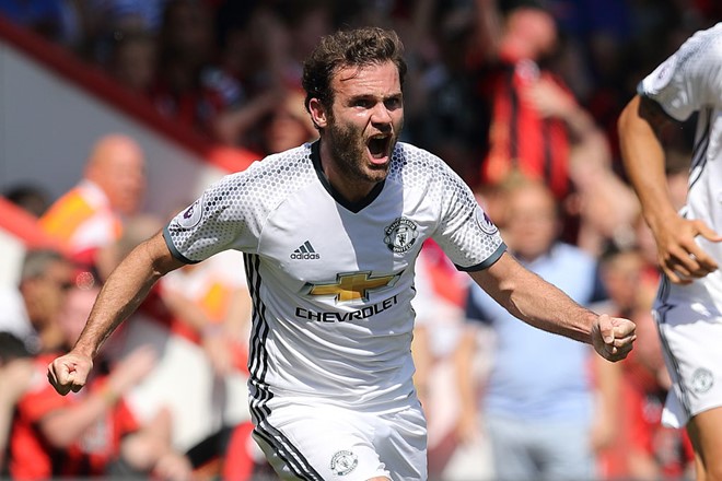 Juan Mata là điểm sáng nhất trong chiến thắng của MU. Ảnh: Internet.