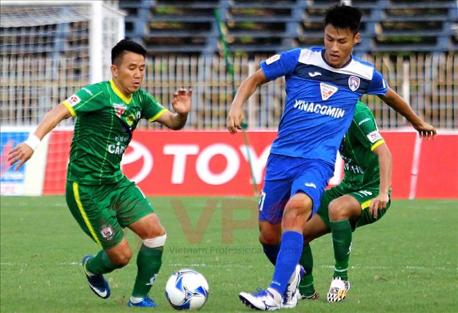 Than Quảng Ninh đang đứng vị trí thứ 3 trên bảng xếp hạng. Ảnh: VPF.