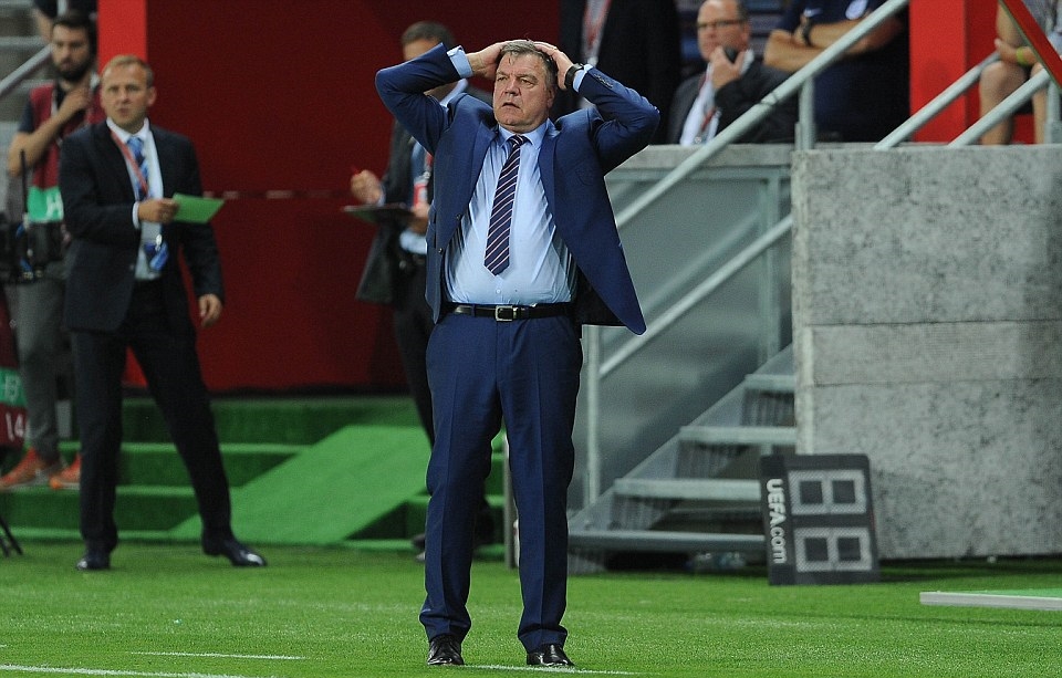 Có vẻ HLV Sam Allardyce vẫn chưa tạo được sự đột phá cho tuyển Anh. Ảnh: Internet.