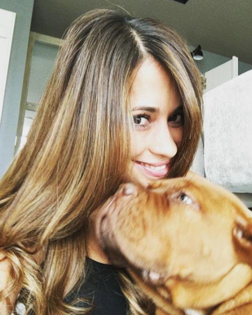 Giống chó ngao thuộc dòng Dogue de Bordeaux, là món quà người yêu Antonella Roccuzzo mua tặng anh. Ảnh: Internet.