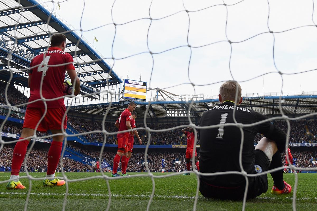 Leicester City gần như bị loại khỏi cuộc đua đến ngôi vương Premier League mùa này. Ảnh: Internet.