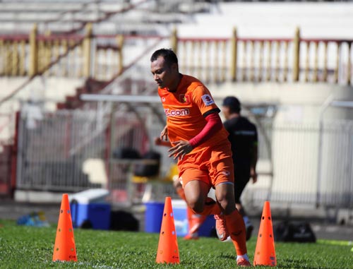 Trọng Hoàng, một trong hai ứng viên thay thế vị trí của Tuấn Anh. Ảnh: Ngọc Linh.