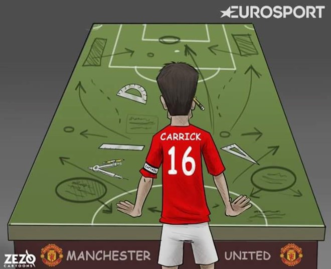 Mùa này Carrick đã ra sân 10 trận trên các đấu trường. Kết quả MU thắng 8, hòa 2. 13 trận khác không có tiền vệ người Anh, MU chỉ có 4 chiến thắng. Tức là khi có Carrick, Quỷ đỏ bất bại, đạt tỷ lệ chiến thắng 80%. Lúc không có anh, The Red Devils chỉ thắng 31% tổng số trận. Tuổi đã cao nhưng bù lại Carrick có kinh nghiệm và sự thính nhạy khi phòng ngự từ xa. Tiền vệ 35 tuổi còn rất lợi hại với khả năng phát động phản công.