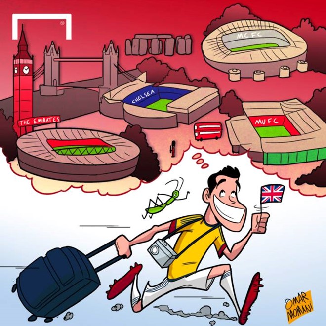 James Rodriguez sửa soạn hành lý chuẩn bị sang Premier League.