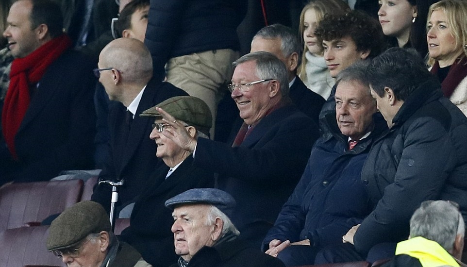 Nụ cười của Sir Alex cho thấy nhiều điều. Ảnh: Daily Mail.
