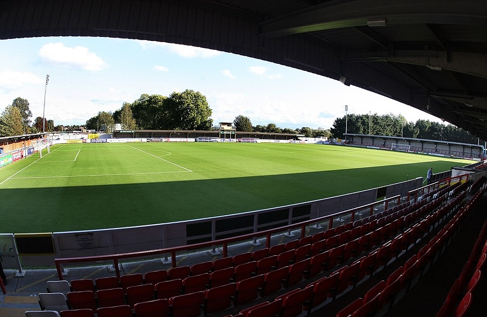 Sân Kingsmeadow. Ảnh: Daily Mail.