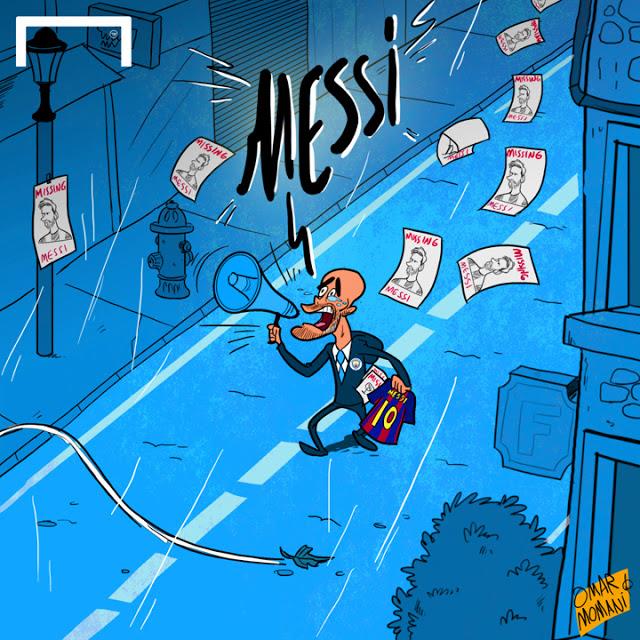 Pep Guardiola bất lực tìm Messi theo thói quen, cựu HLV của Barca chuyên dẫn dắt những CLB quá mạnh giờ đây đang bế tắc với Man City.