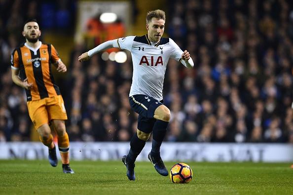 5. Christian Eriksen - 327 cơ hội: 31 kiến tạo và 28 lần lập công. Ảnh: Talksport.