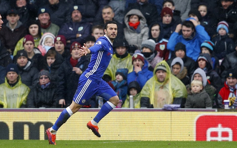 Niềm vui của ngôi sao người Tây Ban Nha sau khi mở tỷ số. Ảnh: Daily Mail.