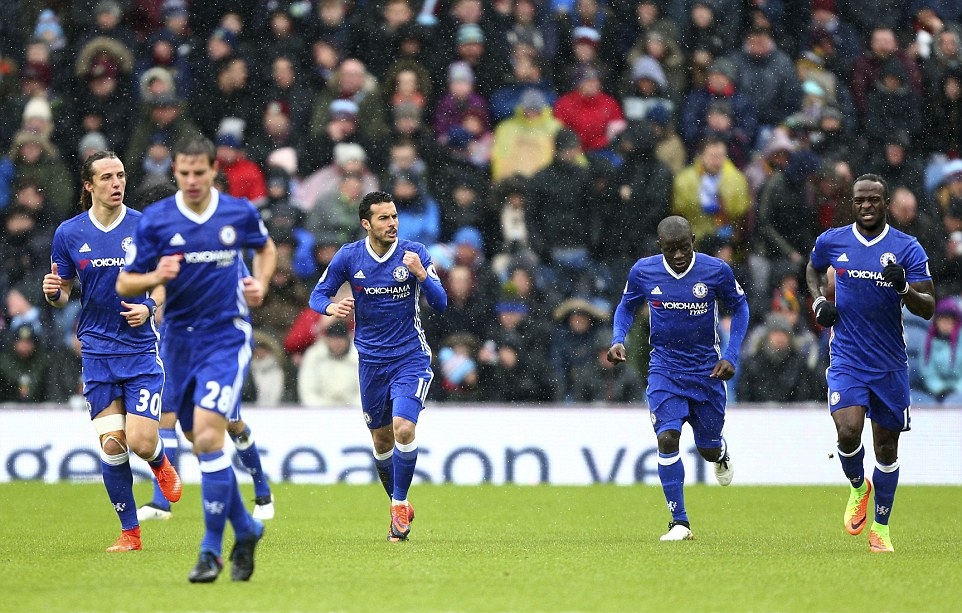 Tuy nhiên niềm vui của đội khách không kéo dài quá lâu. Ảnh: Daily Mail.