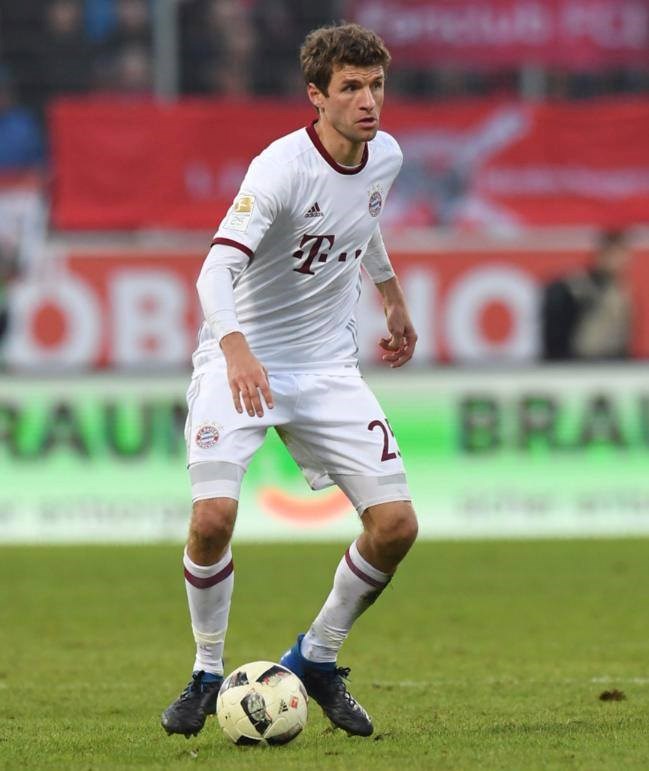 Thomas Müller mới có 4 bàn ở mọi đấu trường mùa này. Ảnh: Witters.