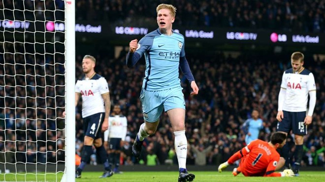 3. Kevin De Bruyne (Man City - 9 lần): De Bruyne đang là một trong những ngôi sao có phong độ ổn định nhất trong đội hình của Pep Guardiola mùa giải năm nay.
