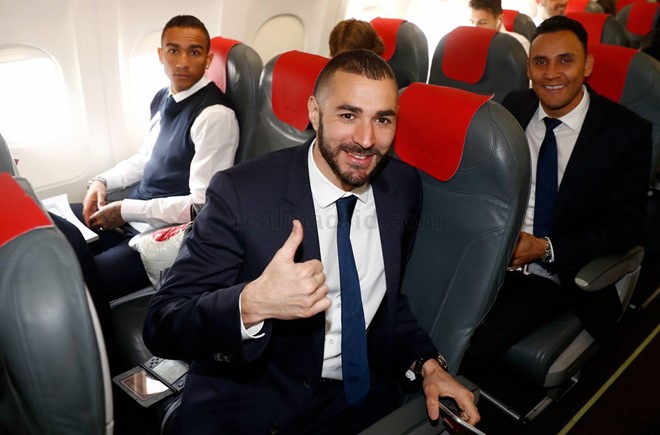 Cuối tuần qua, khi đội bóng Hoàng gia không có sự phục vụ của Ronaldo và Gareth Bale, tiền đạo Benzema tỏa sáng để giúp Real giành chiến thắng 4-1 trước Eibar. Ảnh: Real Madrid FC.