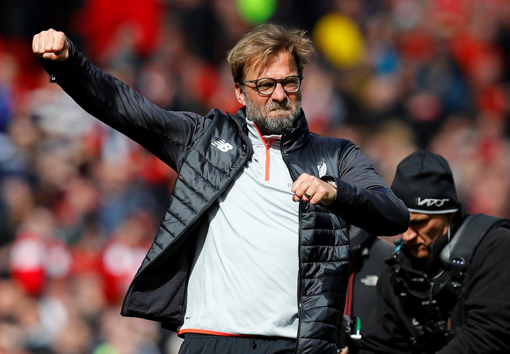 Với trận thắng 3-1, HLV Juergen Klopp trở thành thuyền trưởng Liverpool đầu tiên thắng cả 3 trận derby Merseyside.