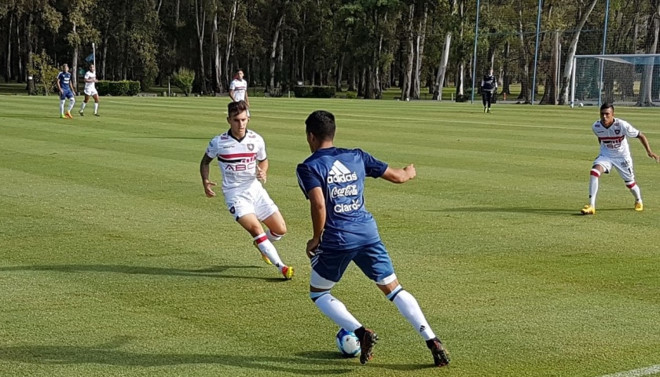 U20 Argentina hội quân tập luyện chờ đấu U20 Việt Nam. Ảnh: AFA.