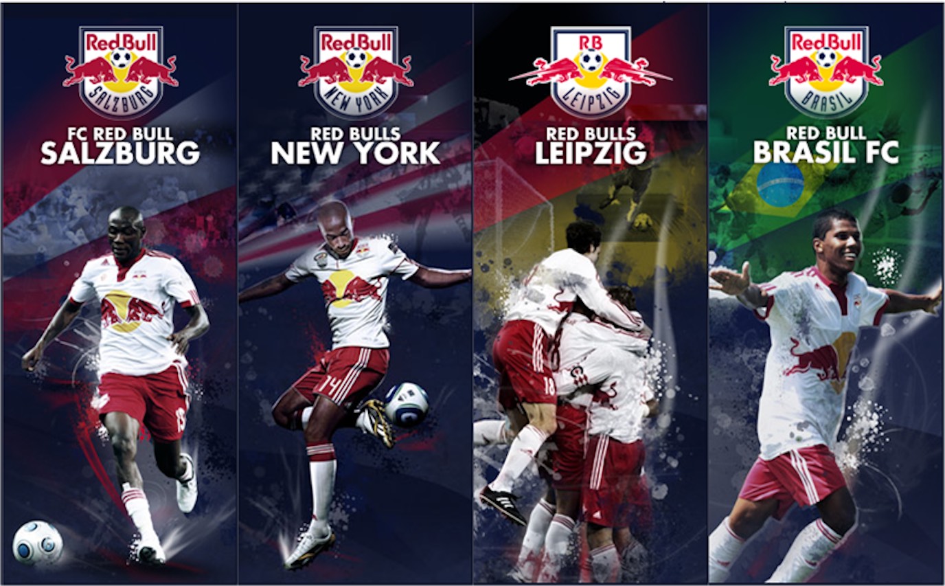 Các sản phẩm truyền thông của Red Bull từng dùng tên ghép Red Bulls Leipzig.