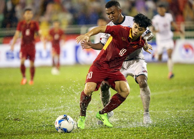 Công Phượng cuối cùng cùng giải tỏa được áp lực ghi bàn. Ảnh: Gia Khánh.