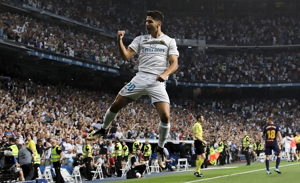 Asensio có màn trình diễn ấn tượng trước Barca.