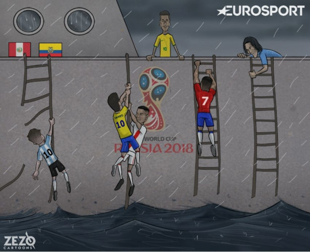 Toàn cảnh vòng loại World Cup khu vực Nam Mỹ sau lượt đấu thứ 17.